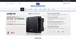 Desktop Screenshot of mediakomunikasi.com