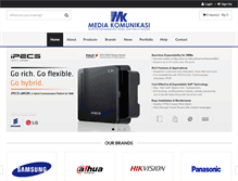 Tablet Screenshot of mediakomunikasi.com